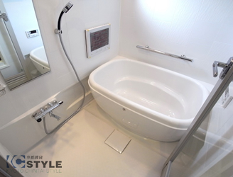 全室18V型浴室テレビ完備の1216サイのデザイン
エッグシェルフルオートバス 